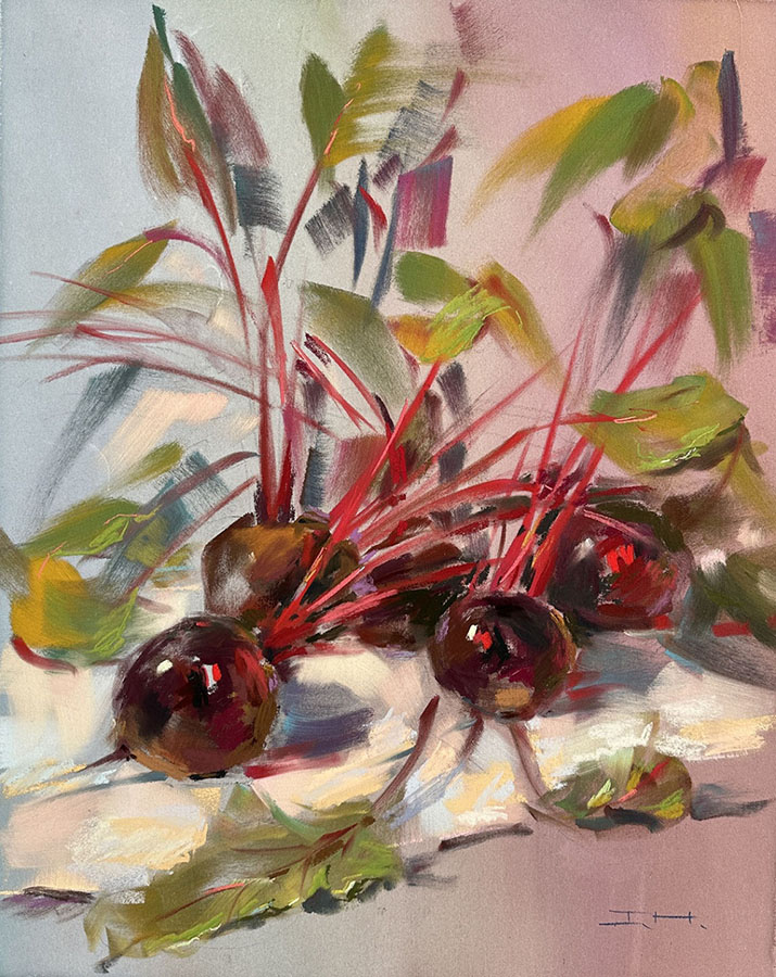 Arrangement with Beets by Tatsiana Harbacheuskaya