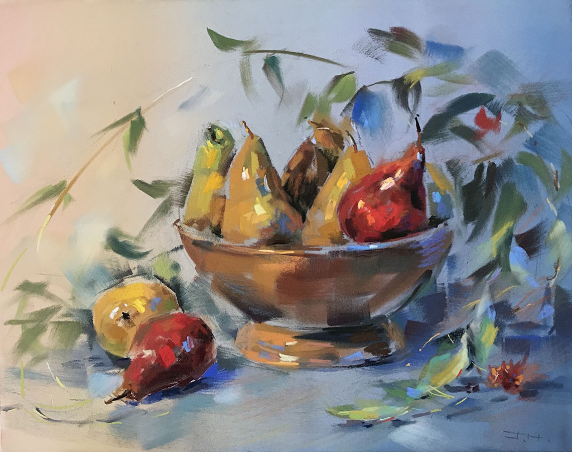 Arrangement with Pears by Tatsiana Harbacheuskaya
