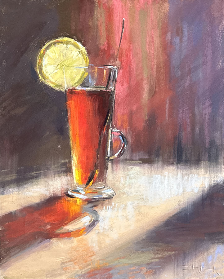 Golden Hour Tea by Tatsiana Harbacheuskaya